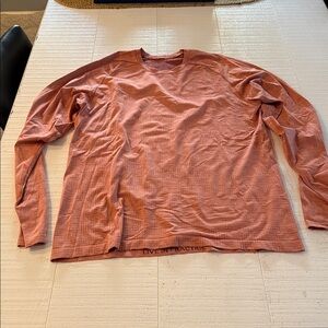 lululemon athletica Metal vent tech Long Sleeve Tee - Rust